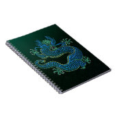 Carnet Ornement chinois de dragon (Côté Droit)