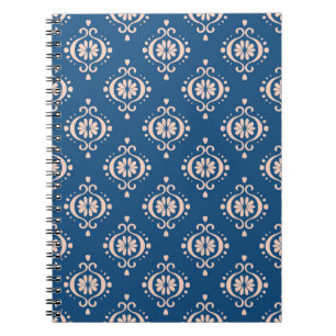 Carnet Ornement damassé Ikat Géométrique