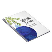 Carnet Ornement de Noël bleu, Wedding planner (Côté Droit)