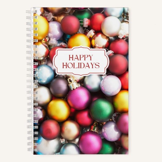 Carnet Ornement de Noël coloré (Recto)
