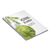 Carnet Ornement de Noël vert, Wedding planner (Côté Droit)
