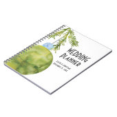 Carnet Ornement de Noël vert, Wedding planner (Côté gauche)