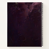 Carnet Ornement Floral Doré avec Perles (Dos)