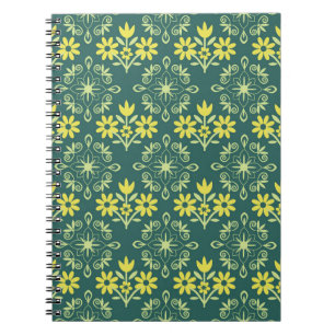 Carnet Ornement floral, motif élégant sans soudure.