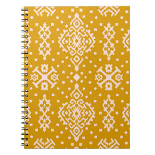 Carnet Ornement folklorique Ikat - texture ethnique.
