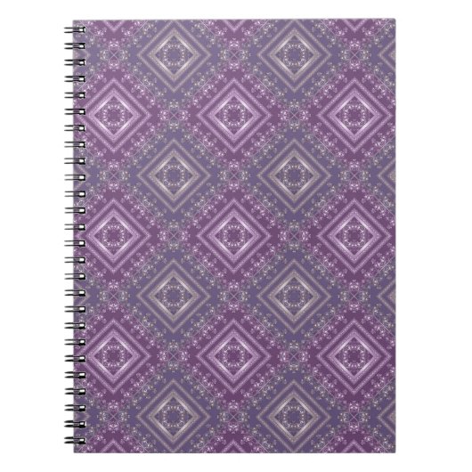 Carnet ornement lilas (Devant)
