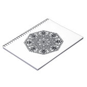 Carnet Ornement rond de mandala (Côté gauche)