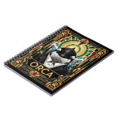 Carnet Orque, faune Art déco (Côté gauche)
