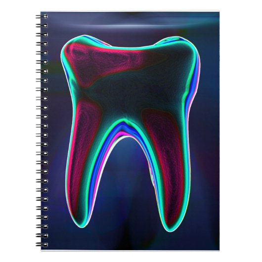 Carnet Orthodontiste dentiste dentaire bleu (Devant)