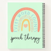 Carnet Orthophonie II - Chaque Mot Compte (Dos)