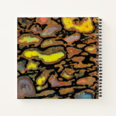 Carnet Os de dinosaure multicolore (Dos)
