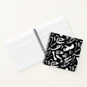 Carnet Os de dinosaure (noir et blanc) (Intérieur)