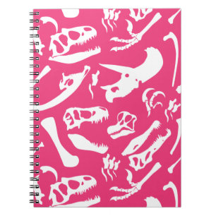 Carnet Os Dinosaures (Rose)