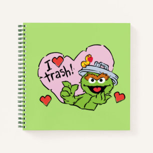 Carnet Oscar "I Love Trash" Valentine