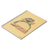 Carnet Oscar Je déteste tout sauf les Tacos (Côté gauche)