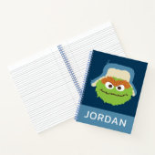 Carnet Oscar le visage du Tétras | Ajouter Votre Nom (Intérieur)