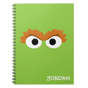 Carnet Oscar the Grouch Big Face Add Your Name