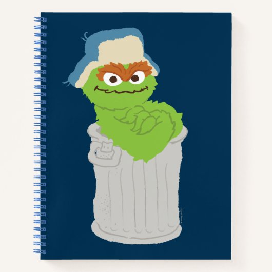 Carnet Oscar the Grouch Trash Can Lean (Devant)