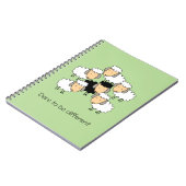 Carnet Oser être un mouton noir différent (Côté gauche)