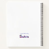 Carnet Osprey Dessin noir blanc avec yeux percés (Dos)