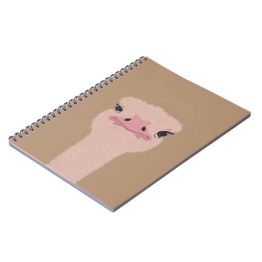 Carnet Ostrich drôle (Côté gauche)