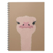 Carnet Ostrich drôle (Devant)