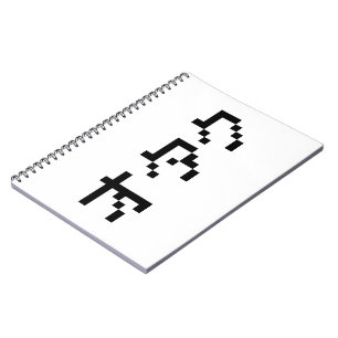 Carnet OTAKU 8 bits Pixel japonais Katakana