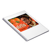 Carnet Otello Orange Étiquette (Côté Droit)