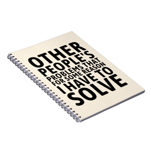 Carnet Other People's Problems (Côté Droit)