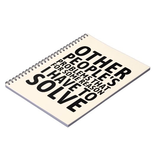 Carnet Other People's Problems (Côté gauche)