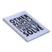 Carnet Other People's Problems (Côté Droit)