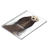 Carnet Otter mou dans l'eau (Côté gauche)