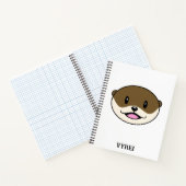 Carnet Otter souriant mignon (Intérieur)