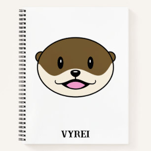 Carnet Otter souriant mignon