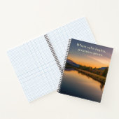 Carnet Où commence le calme Lac de montagne (Intérieur)