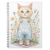 Carnet ou Journal de chat de jardin (Devant)