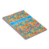 Carnet ou Journal personnalisable, Fleurs Ditsy (Côté Droit)