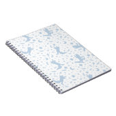 Carnet Où les choses sauvages Blue Floral (Côté Droit)
