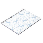 Carnet Où les choses sauvages Blue Floral (Côté gauche)