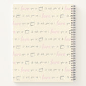 Carnet Où les choses sauvages citent le Motif (Dos)