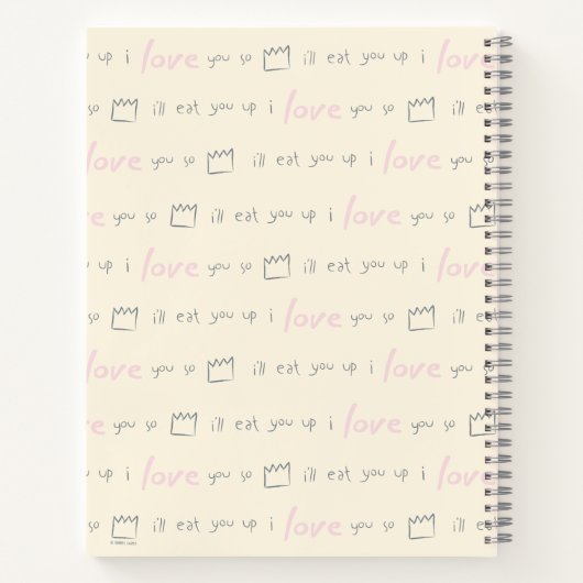 Carnet Où les choses sauvages citent le Motif (Dos)