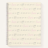 Carnet Où les choses sauvages citent le Motif (Devant)