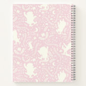 Carnet Où les choses sauvages rose modèle floral (Dos)