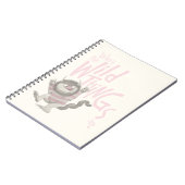 Carnet Où les choses sauvages sont citées - rose (Côté gauche)