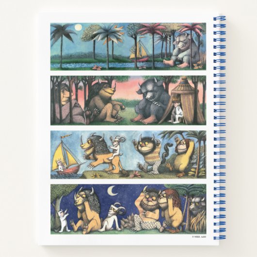 Carnet Où Les Choses Sauvages Sont Des Scènes (Dos)