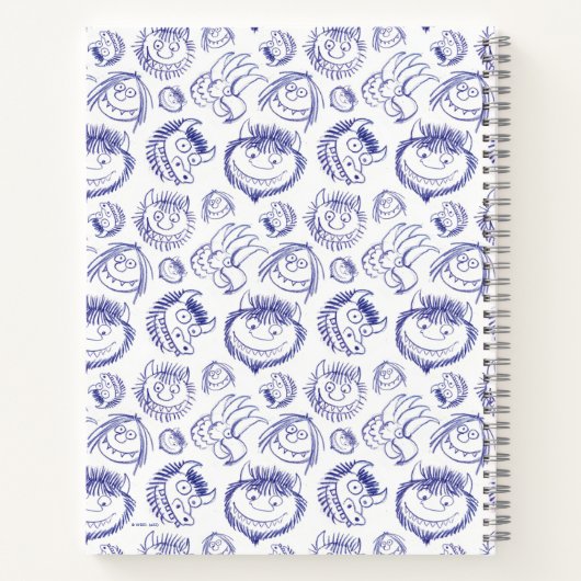 Carnet Où les choses sauvages sont le dessin Motif d'esqu (Dos)