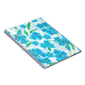 Carnet Oubliez-moi pas les fleurs d'aquarelle (Côté Droit)