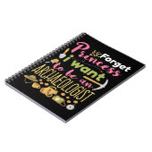 Carnet Oubliez Princesse Je veux être archéologue (Côté gauche)