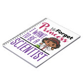 Carnet Oubliez Princesse Scientifique Fille Africaine Amé (Côté gauche)