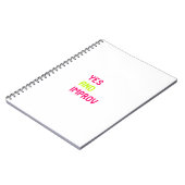 Carnet Oui et citation improvisée d'Improv de comédie (Côté gauche)